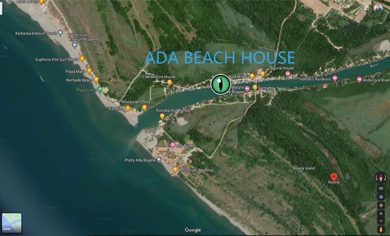 Cj Ada Bojana Beach House I Xxl Terracei Bbq I Betw Bridgebeach I Air Con Ulcinj Exterior photo